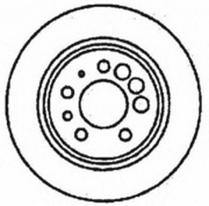 Тормозной диск 561304B BENDIX JURID