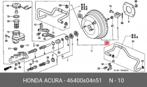 Усилитель тормозной системы 46400S04N51 HONDA