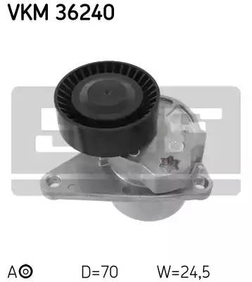 Натяжной ролик, поликлиновой  ремень VKM36240 SKF