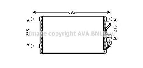 Радиатор кондиционера MT5206 AVA