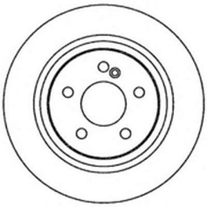 Тормозной диск 562257B BENDIX JURID
