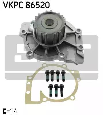Водяной насос VKPC86520 SKF