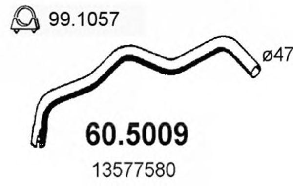 Выпускной трубопровод 605009 ASSO