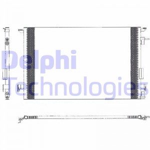 Конденсатор, кондиционер TSP0225463 DELPHI