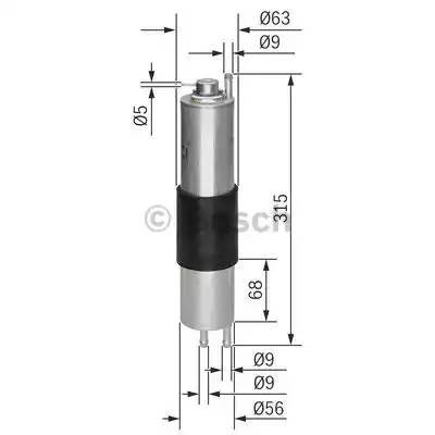 Фильтр топливный 0 450 905 952 BOSCH