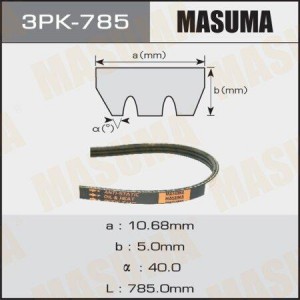 Ремень приводной 3PK-785 MASUMA