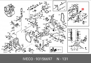 Пружина 93156697 IVECO
