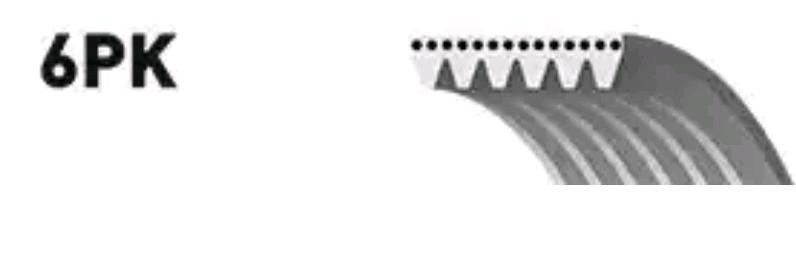 Поликлиновой ременный комплект 6-PK-1390 GATES