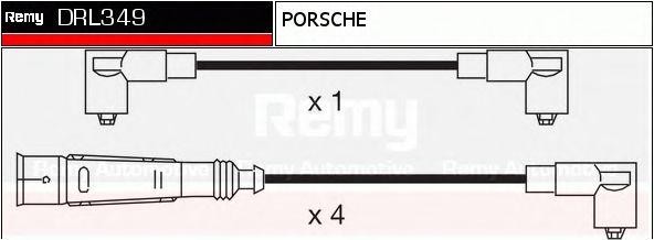 Ккомплект проводов зажигания DRL349 DELCO REMY
