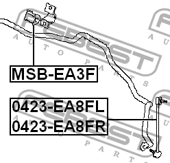Стойка стабилизатора 0423-EA8FL FEBEST