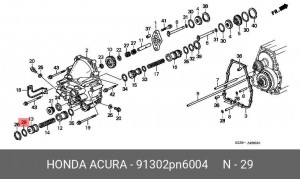 Деталь 91302PN6004 HONDA