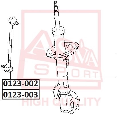 Стойка стабилизатора 0123-003 ASVA