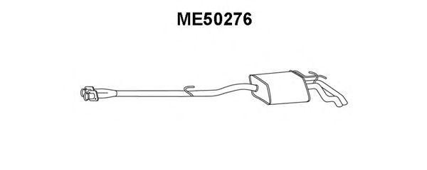 Глушитель выхлопных газов конечный ME50276 VENEPORTE