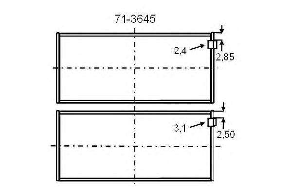 Подшипник 71-3645 GLYCO