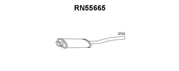 Предглушитель выхлопных газов RN55665 VENEPORTE