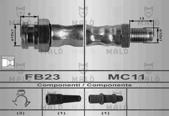 Тормозной шланг 8431 MALO