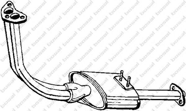 Предглушитель выхлопных газов 219131 BOSAL
