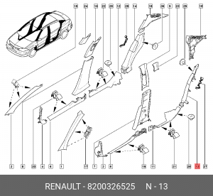 Деталь 8200326525 RENAULT