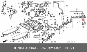 Деталь 17670SM1A02 HONDA