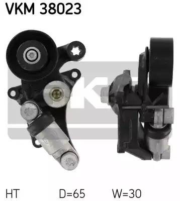 Натяжной ролик, поликлиновой  ремень VKM38023 SKF