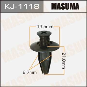 Клипса крепежная KJ1118 MASUMA