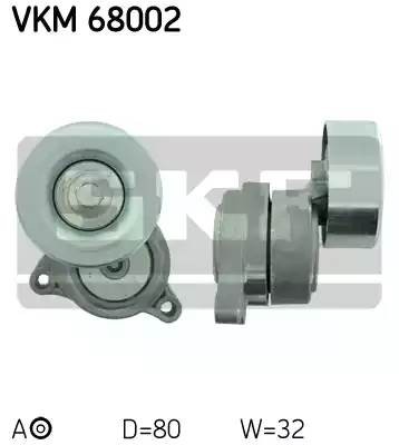 Натяжной ролик, поликлиновой  ремень VKM68002 SKF