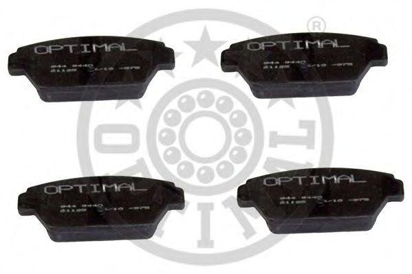 Комплект тормозных колодок, диско 9440 OPTIMAL