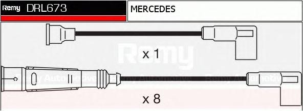 Ккомплект проводов зажигания DRL673 DELCO REMY