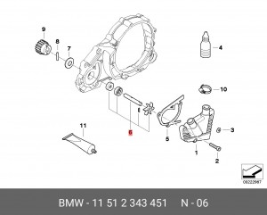 Деталь 11 51 2 343 451 BMW