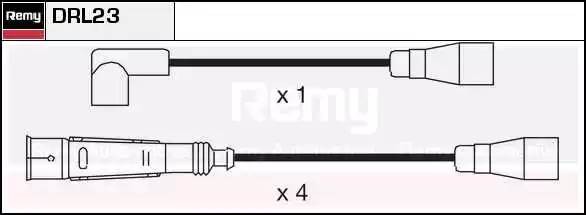 Ккомплект проводов зажигания DRL23 DELCO REMY