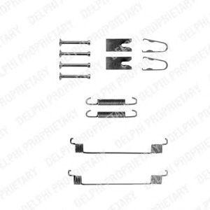 Комплектующие, тормозная колодка LY1291 DELPHI