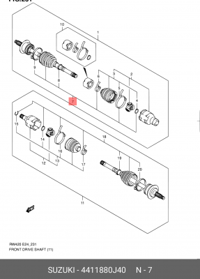 Деталь 44118-80J40 SUZUKI