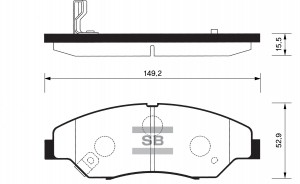 Колодки тормозные дисковые SP1118 SANGSIN