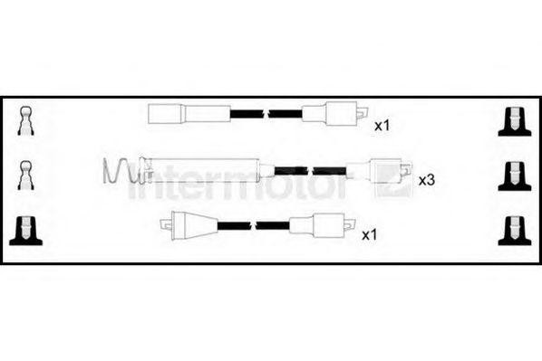 Ккомплект проводов зажигания 73457 STANDARD