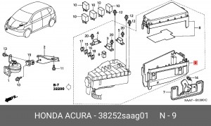 Деталь 38252SAAG01 HONDA