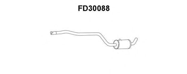 Предглушитель выхлопных газов FD30088 VENEPORTE