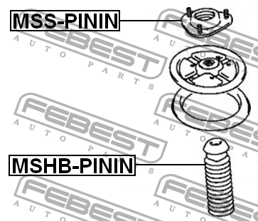 Пыльник амортизатора подвески MSHB-PININ FEBEST