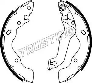 Комплект тормозных колодок 046.206 TRUSTING