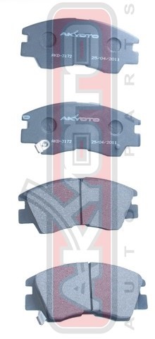 Колодки тормозные дисковые AKD-3172 AKYOTO