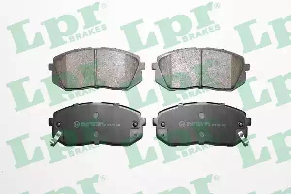 Колодки тормозные дисковые 05P1415 LPR