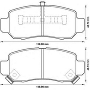 Комплект тормозных колодок, диско 572561B BENDIX JURID