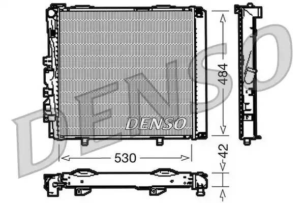 Радиатор, охлаждение двигател DRM17040 DENSO