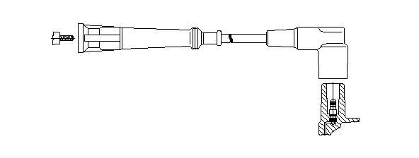 Провод зажигания 12350 BREMI