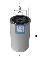 Воздушный фильтр 27.825.00 UFI