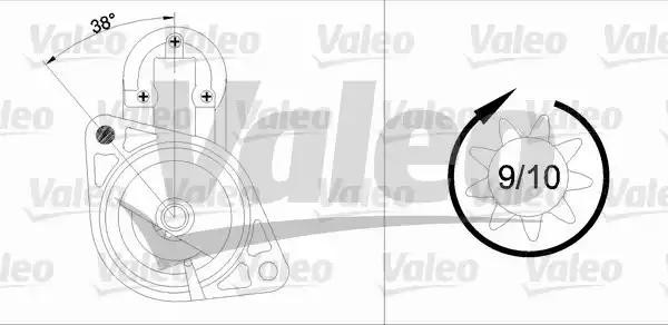 Стартер 436034 VALEO PHC