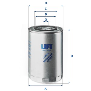 Топливный фильтр 24.395.01 UFI