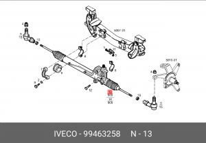 Рулевой механизм 99463258 IVECO