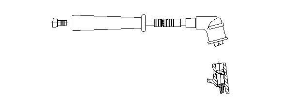 Провод зажигания 3A23E74 BREMI
