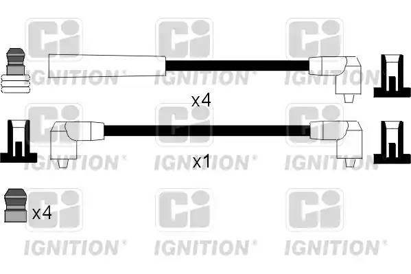Ккомплект проводов зажигания XC951 QUINTON HAZELL