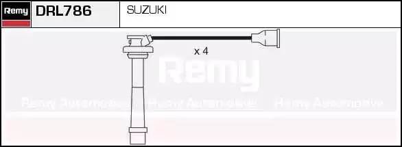 Ккомплект проводов зажигания DRL786 DELCO REMY